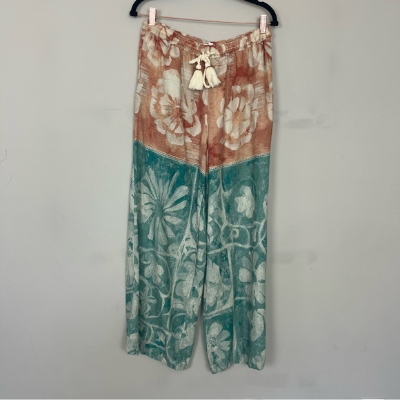 BY ANTHROPOLOGIE LINEN WIDE LEG PANTS SIZE SMALL - Picture 4 of 11